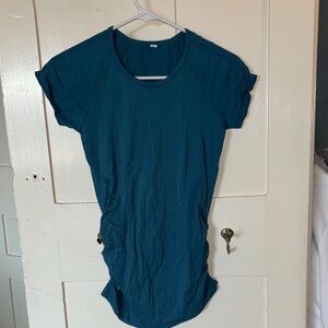 Athleta Teal Short Sleeve Top
